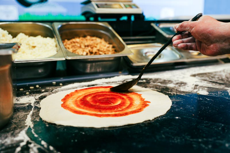 Dion's House Caesar Salad with romaine and croutons
